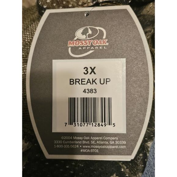 New With Tags Mossy Oak Men's Cargo Pants Break Up Country Camo Sz XXXL - Picture 5 of 16